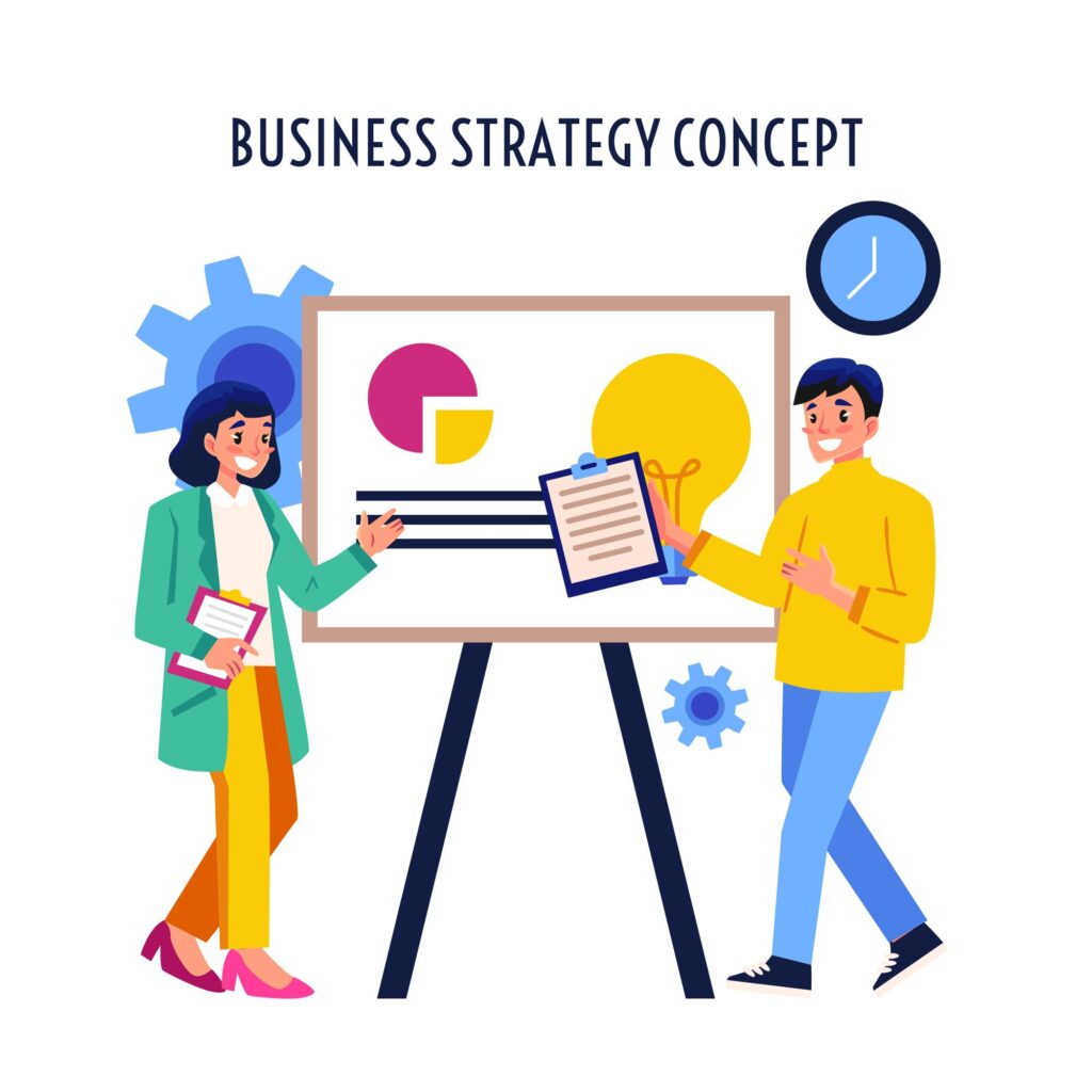 business strategy design illustrated